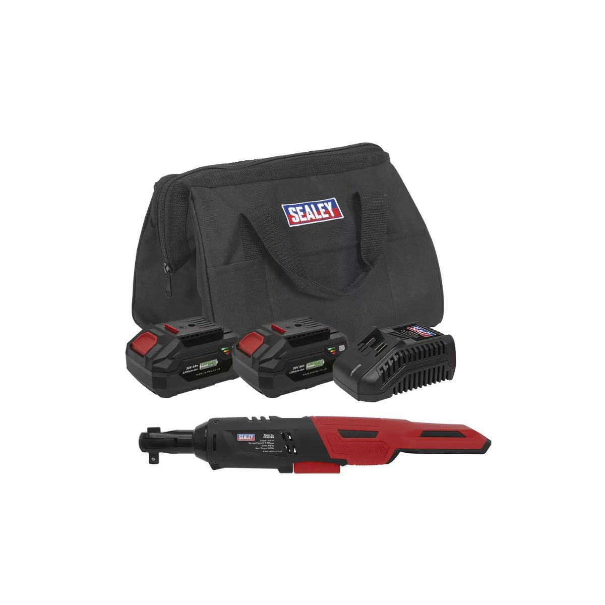 Sealey CP20VRWKIT Cordless Ratchet Wrench 3/8