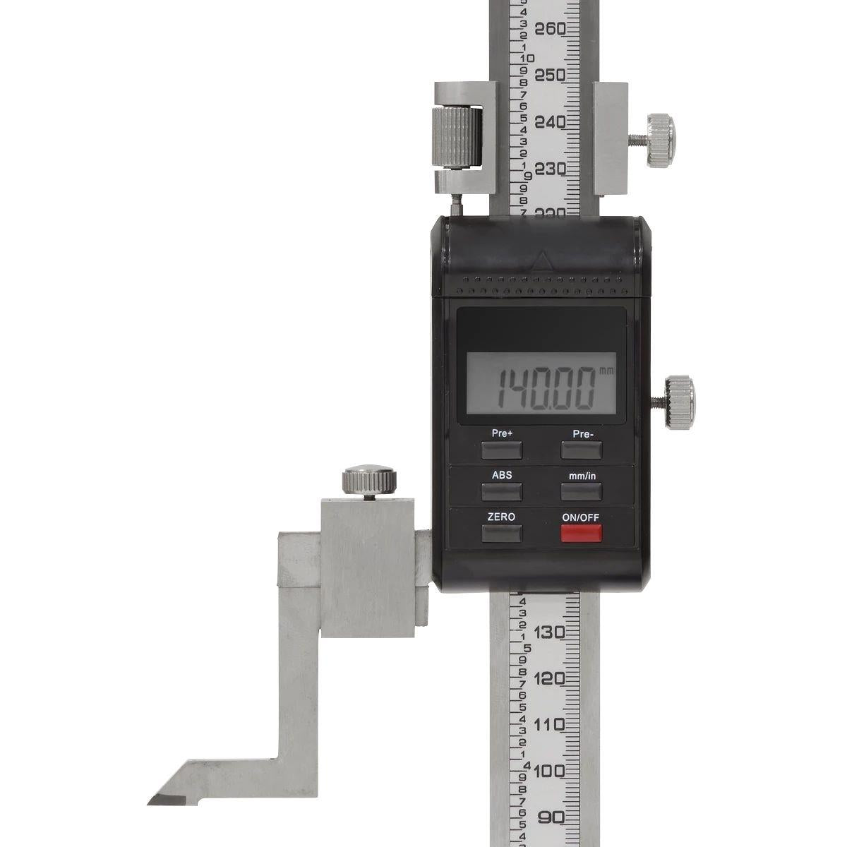 Sealey AK9636D Digital Height Caliper 0-300mm/0-12in