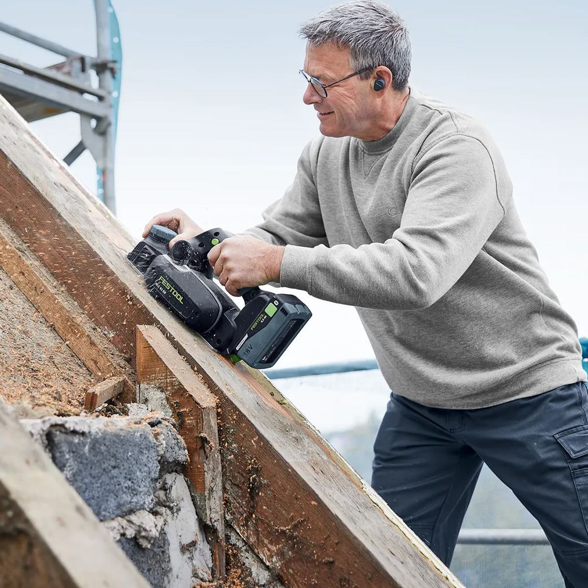 Festool HLC 82 EB-Basic 18V Brushless Planer Body Only With Systainer - 578000