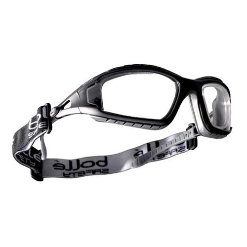 MCR Rattler Clear Lens Safety Spectacles with Strap