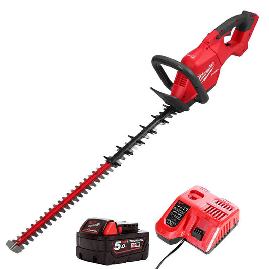 Milwaukee M18FHET75G2-0 18V FUEL Brushless 75cm Hedge Trimmer with 1 x 5.0Ah Battery & Charger