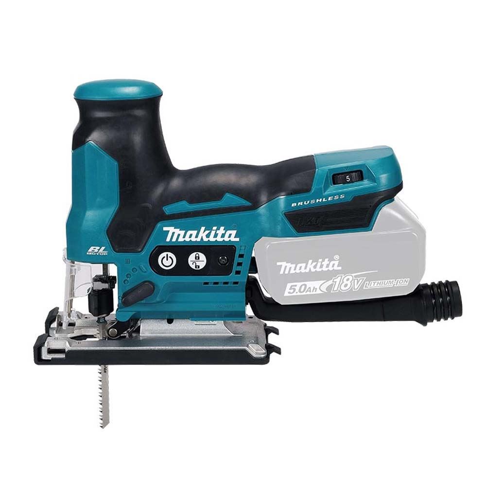 Makita DJV185Z 18V Brushless Jigsaw with 1 x 5.0Ah Battery & Charger