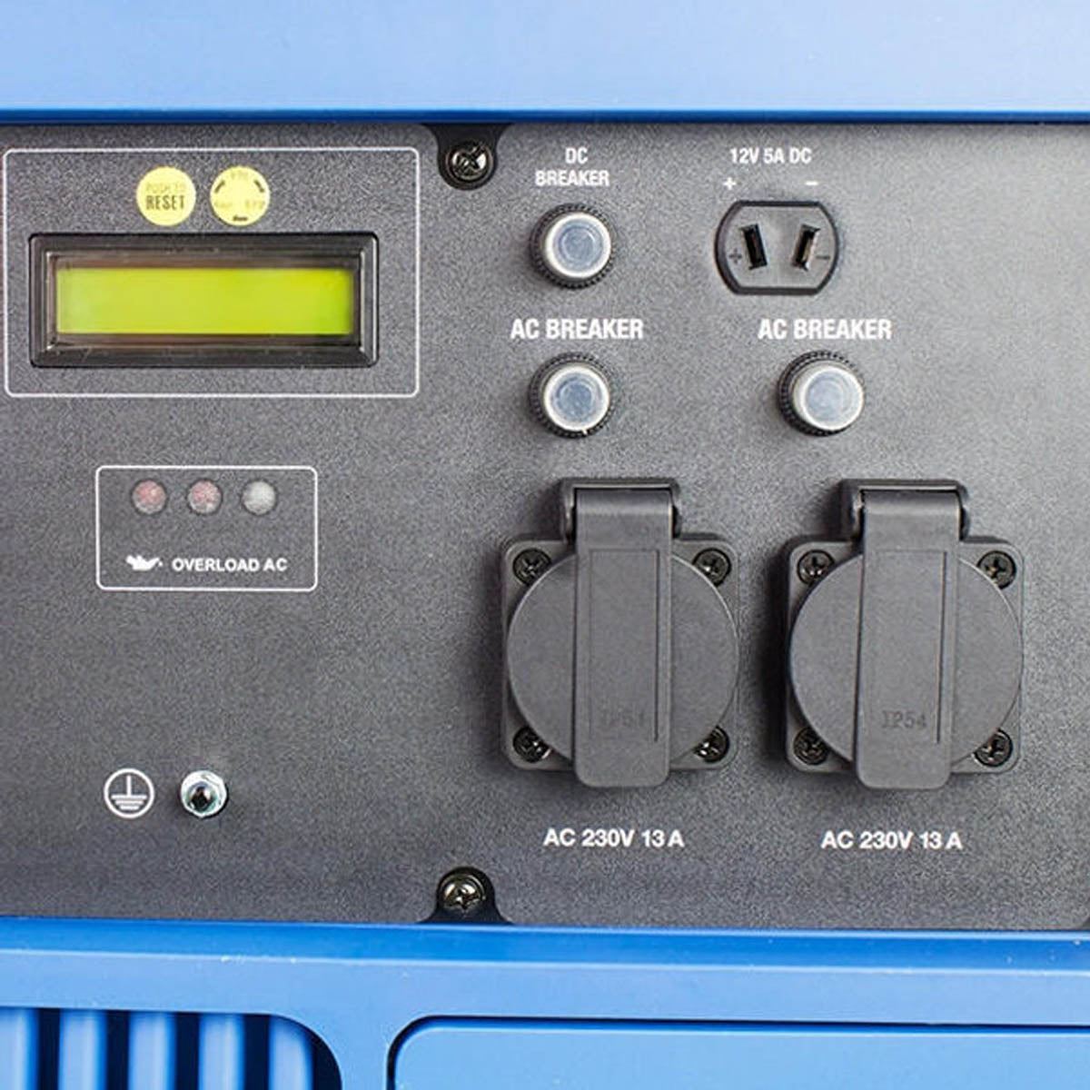 Hyundai HY4500SEI Portable Petrol Inverter Generator, Remote Keyfob & Electric Start, Wheel Kit 4000W/230V