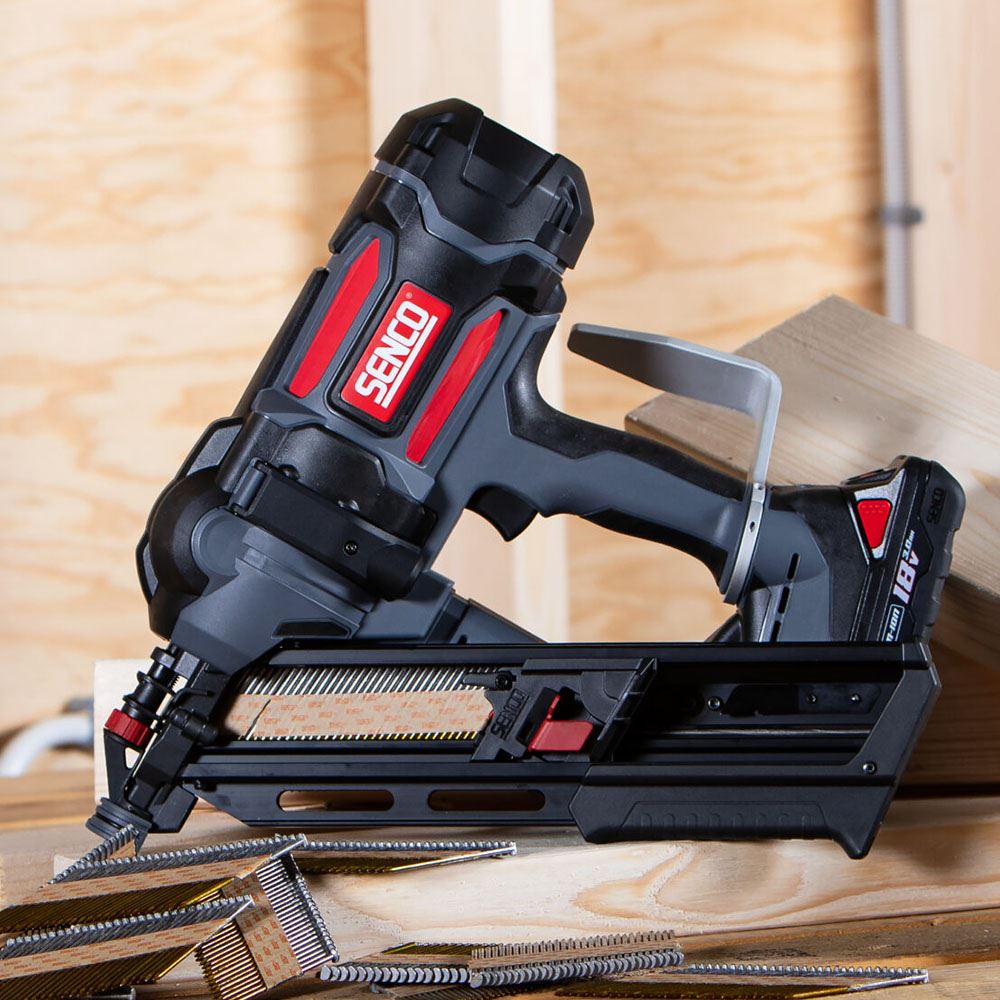 Senco F-35XP 2.0 Fusion 18V First Fix Framing Nailer with 2 x 3.0Ah Battery Charger & Case - 10G2003N