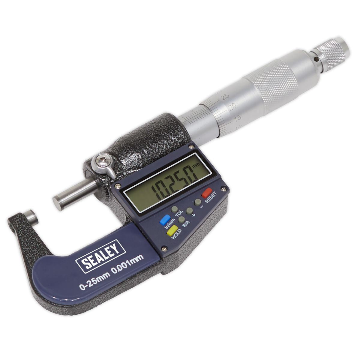 Sealey AK9635D Digital External Micrometer 0-25mm(0-1