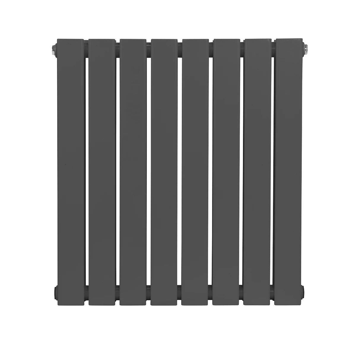 Sealey DH339 Baridi Horizontal Radiator Contemporary Double Flat Panel Design 600 x 560mm Anthracite