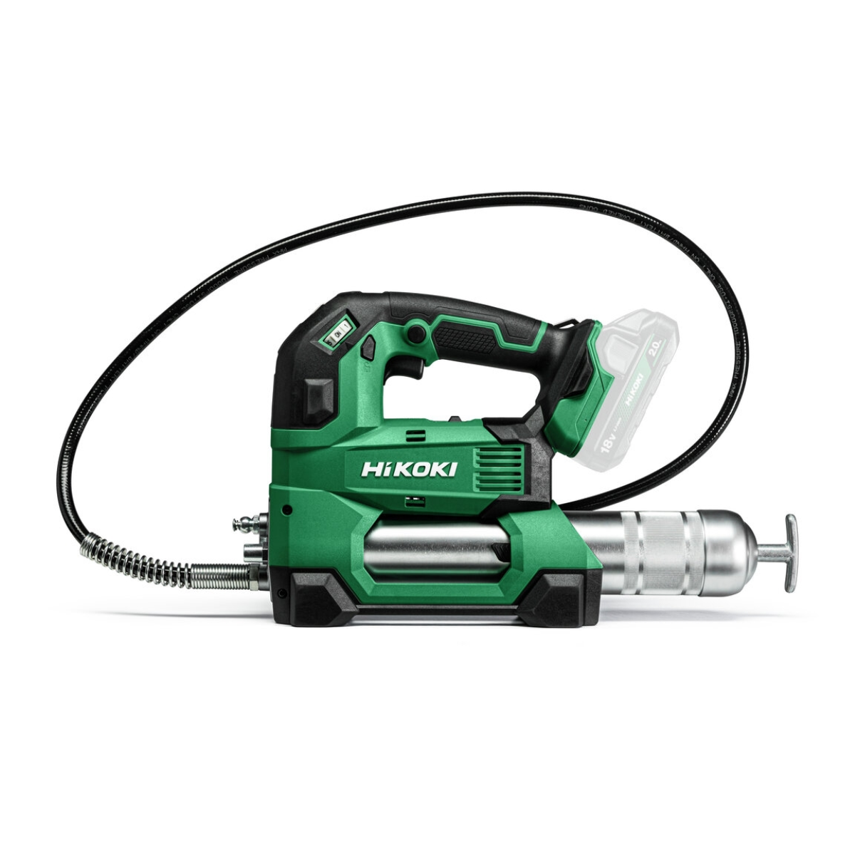 HiKOKI AL18DAW4Z 18V Grease Gun With 1 x 5.0Ah Battery & Charger