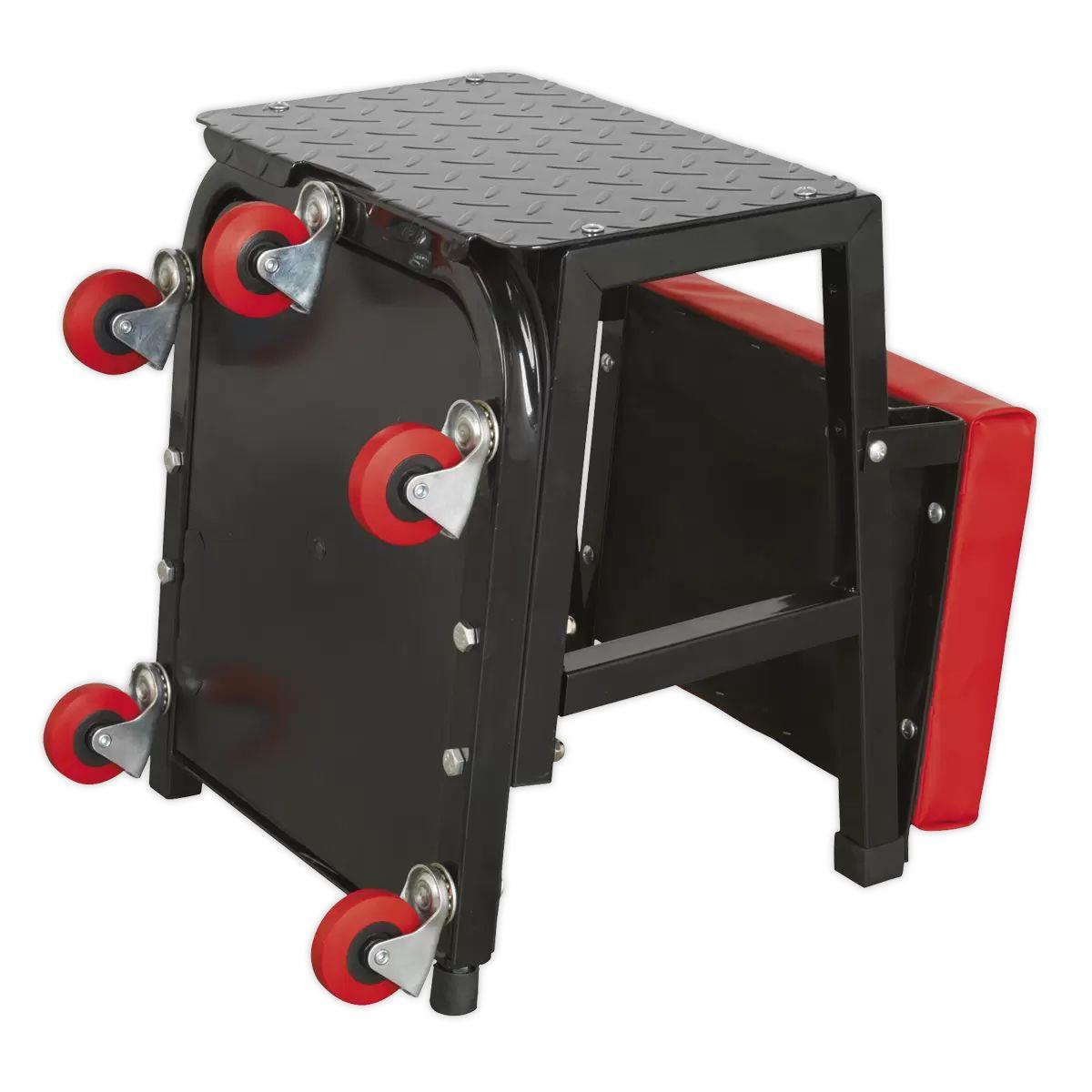 Sealey SCR16 Mechanic's Utility Seat & Step Stool