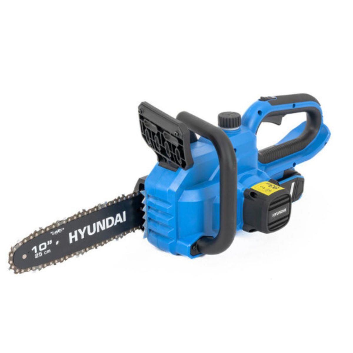 Hyundai HY20CCS10 20V Cordless Chainsaw 25cm 1 X 4Ah Battery and Charger