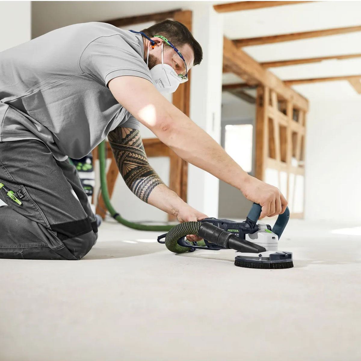 Festool RG 130 ECI-Plus 110V GB Corded Surface-Restoration Grinder With Systainer - 577047