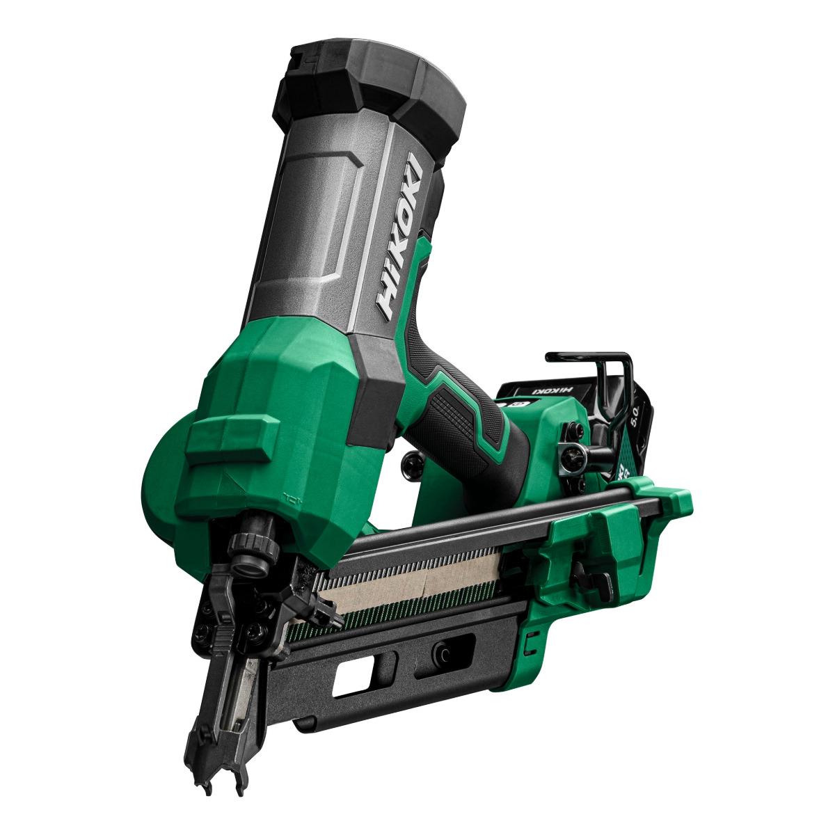 HiKOKI NR1890DCBJPZ 18V 90mm Brushless Speed Series First Fix Framing Nailer with 2 x 5.0Ah MultiVolt Battery & Charger in Case