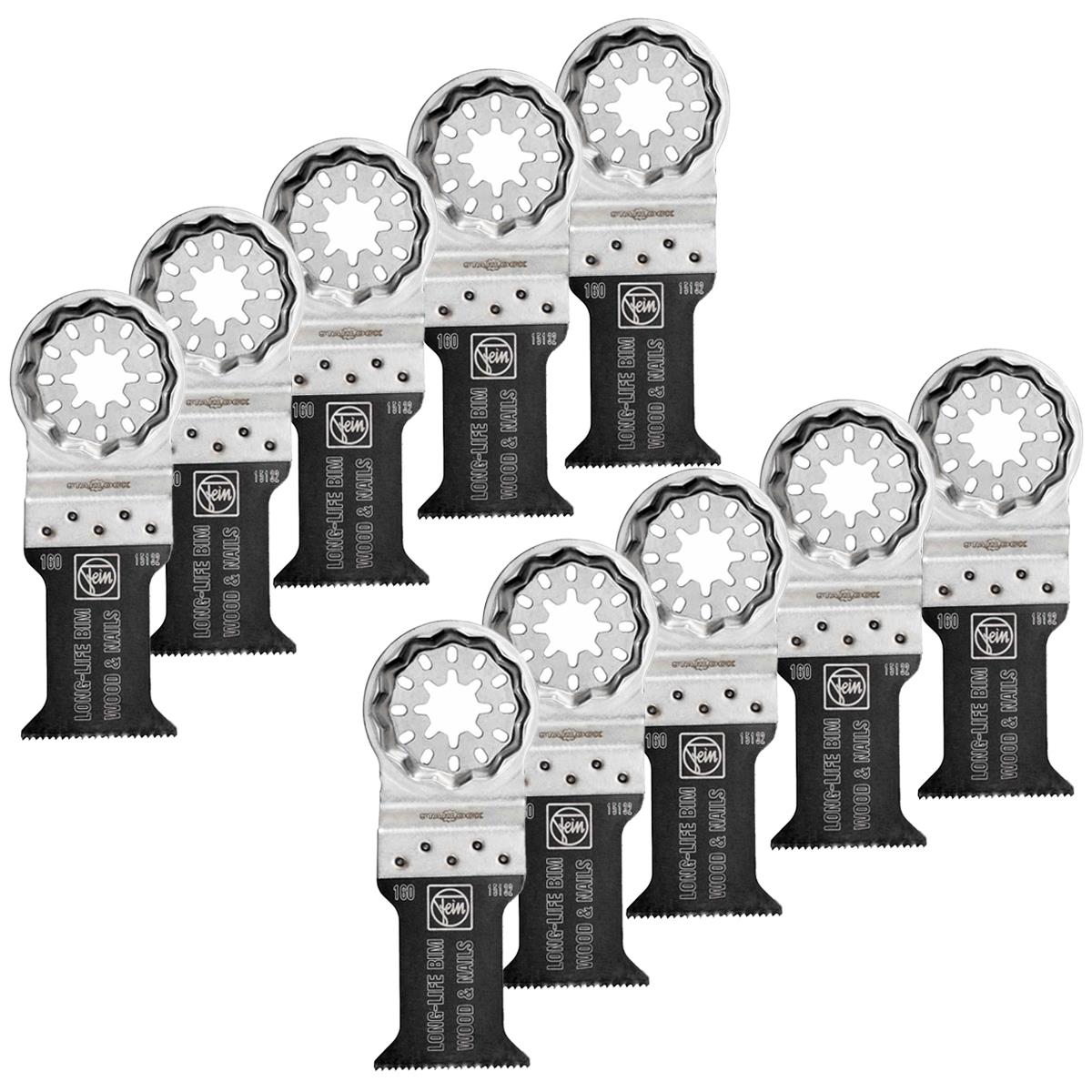 Fein 35mm STARLOCK E-Cut Long-Life BIM Saw Blade 63502160240 Pack of 10