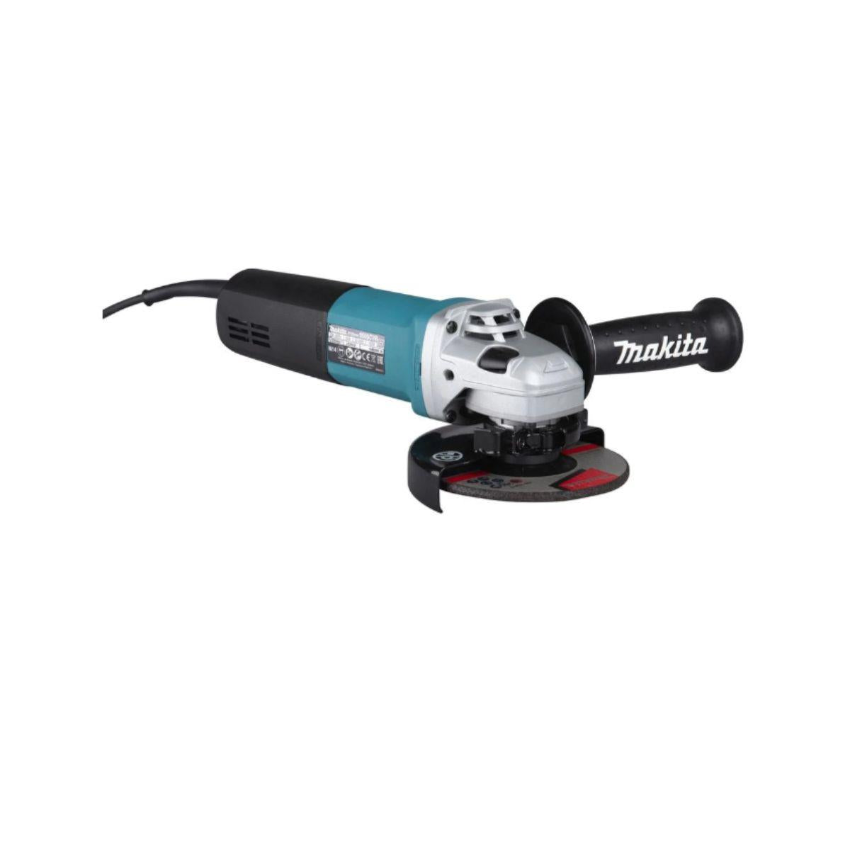 Makita 9565CVR/1 SJS Corded 125mm Angle Grinder 110V/1400W