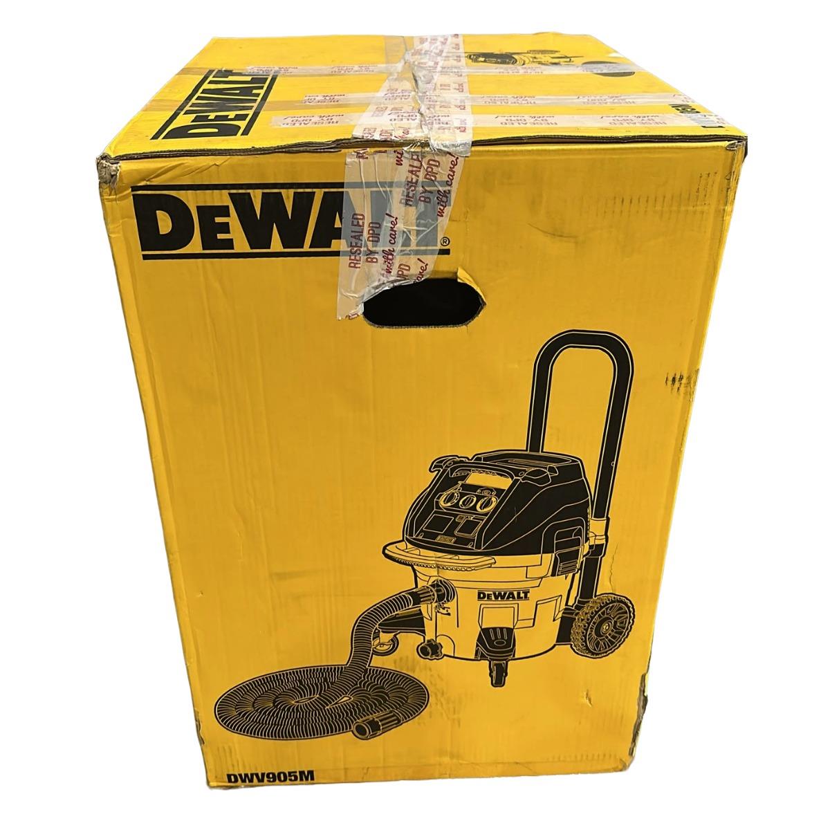 Dewalt DWV905M-LX M-Class Construction Dust Extractor 38 litre 1400W/110V High-Power Industrial Vacuum Item Condition Box Opened Never Used
