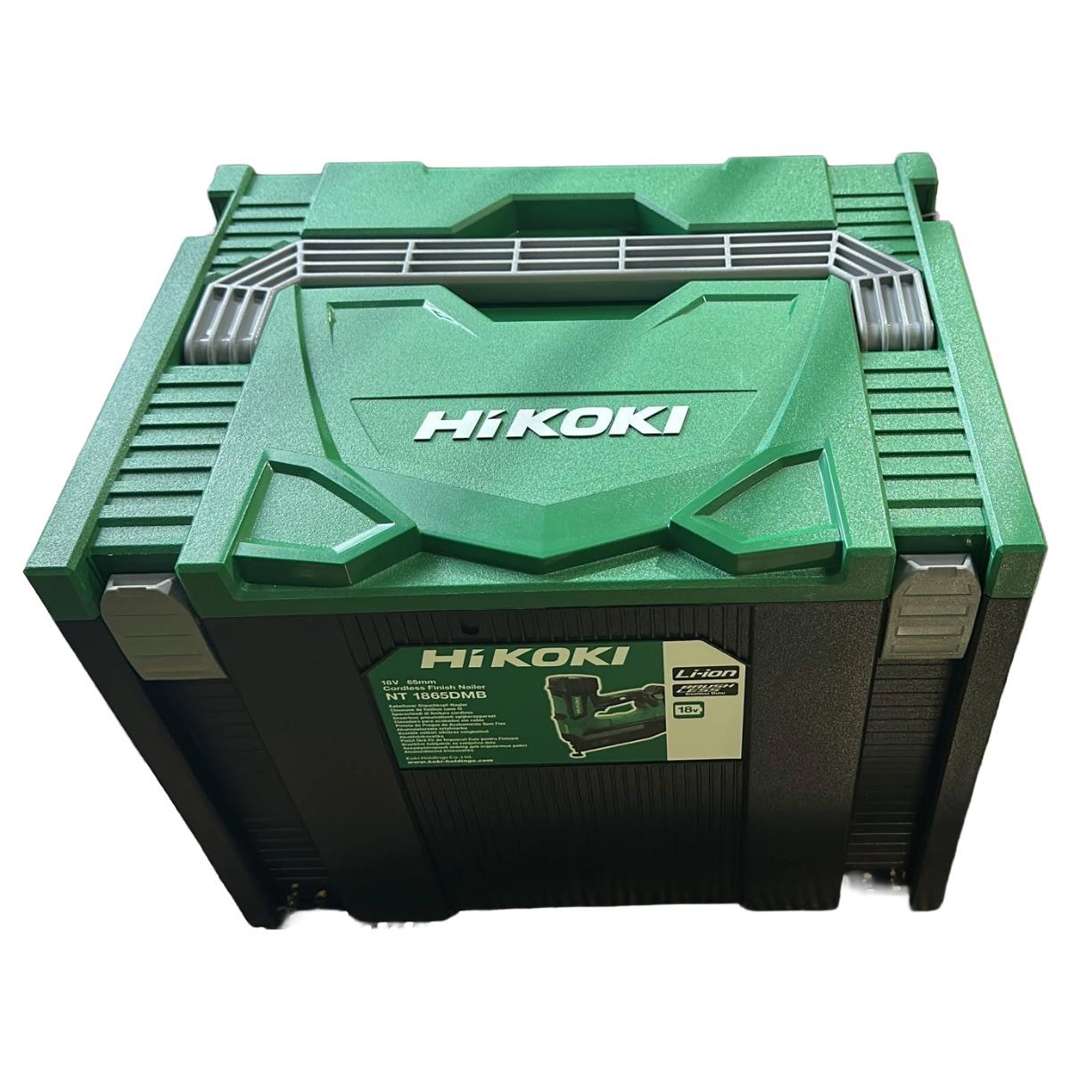 HiKOKI NT1865DMBJ4Z 18V Brushless 16G Second Fix Angled Finish Nailer Body Only with Case Item Condition Seller Refurbished