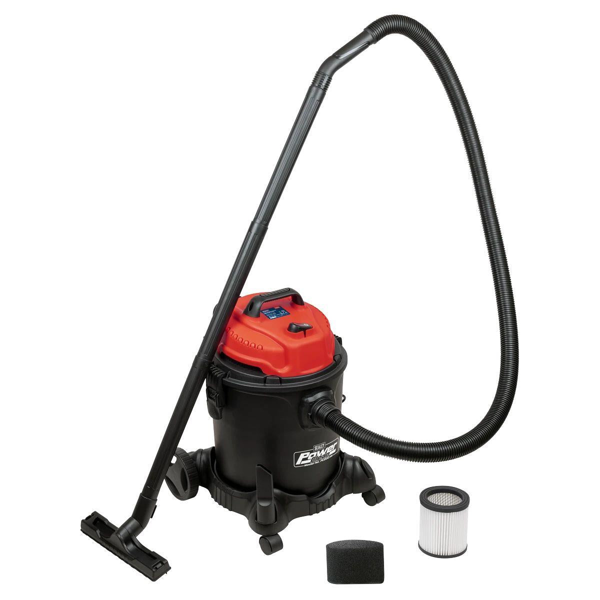 Sealey PC200 20ltr Wet and Dry Vacuum Cleaner 230V/1250W