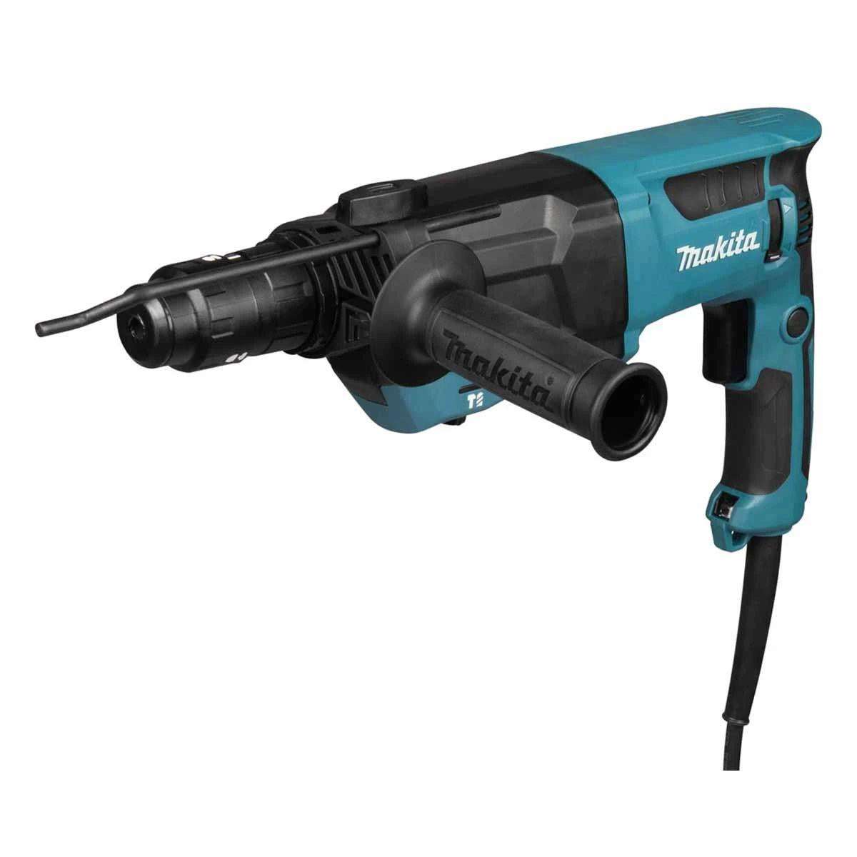 Makita HR2670FT/1 Corded Rotary Hammer SDS Plus 26mm with Carry Case 800W/110V