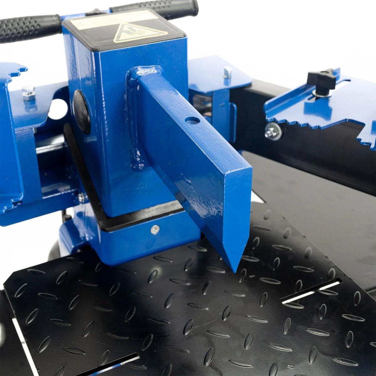 Hyundai HYLS8000VE 8 Tonne Vertical Electric Log Splitter with Hydraulic Ram, Dual Handle Control 550mm Length