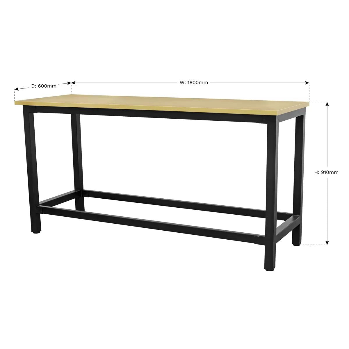 Sealey AP0618 Workbench 1.8mtr Steel with 25mm MDF Top