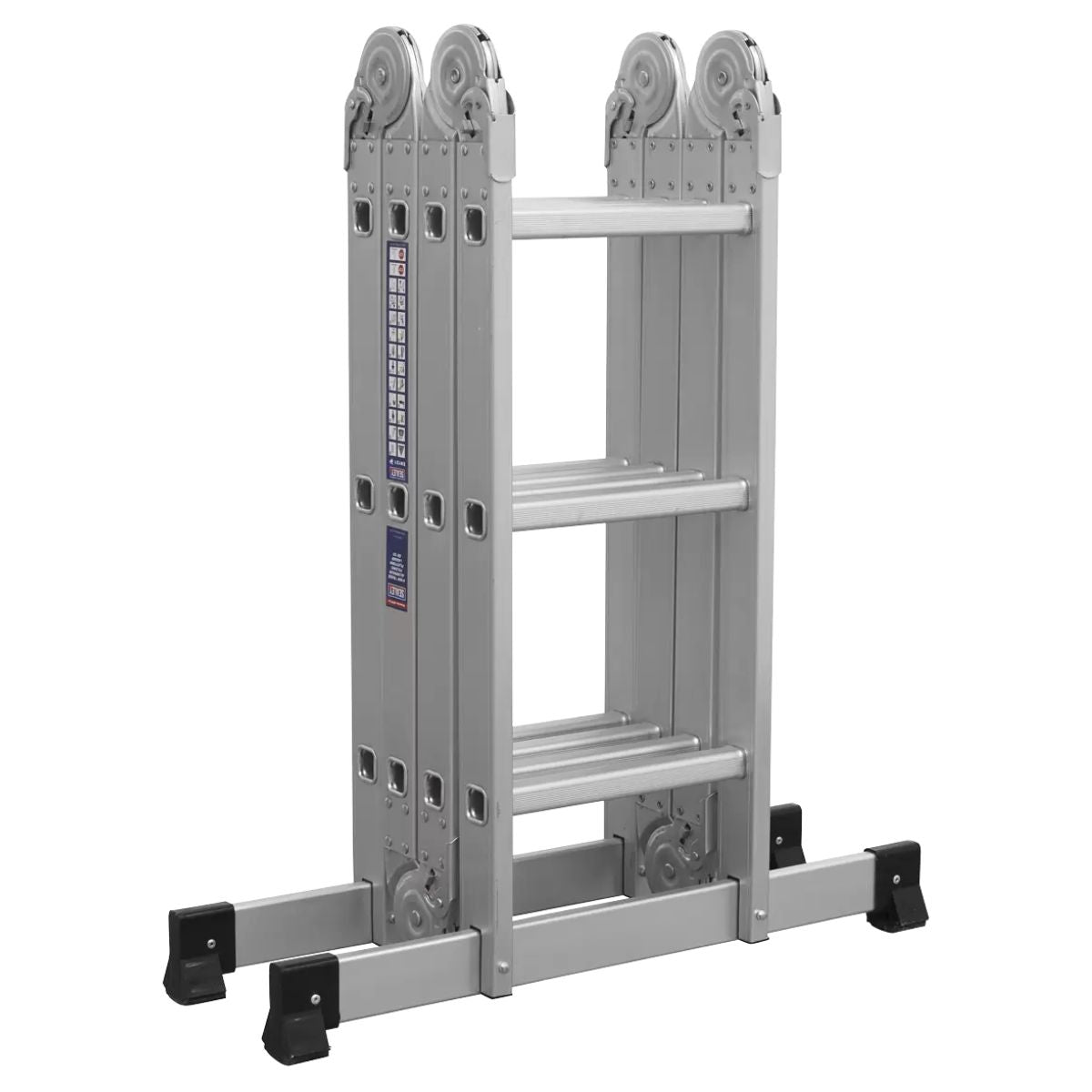 Sealey AFPL1 4-Way Trade Aluminium Folding Platform Ladder EN 131