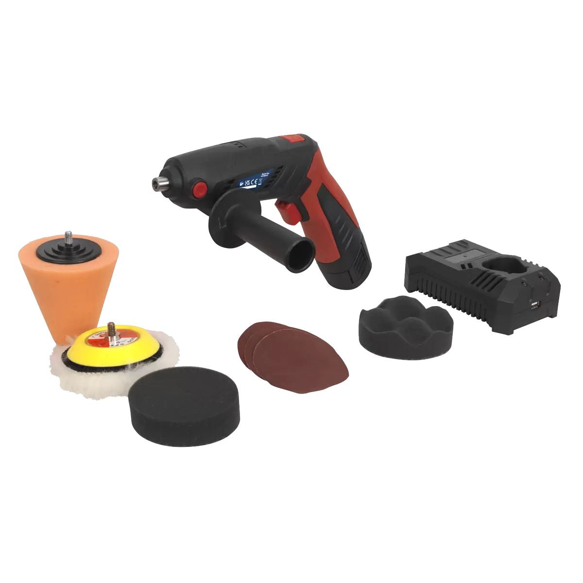 Sealey CP2812V 75mm Cordless Mini Sander Polisher Kit