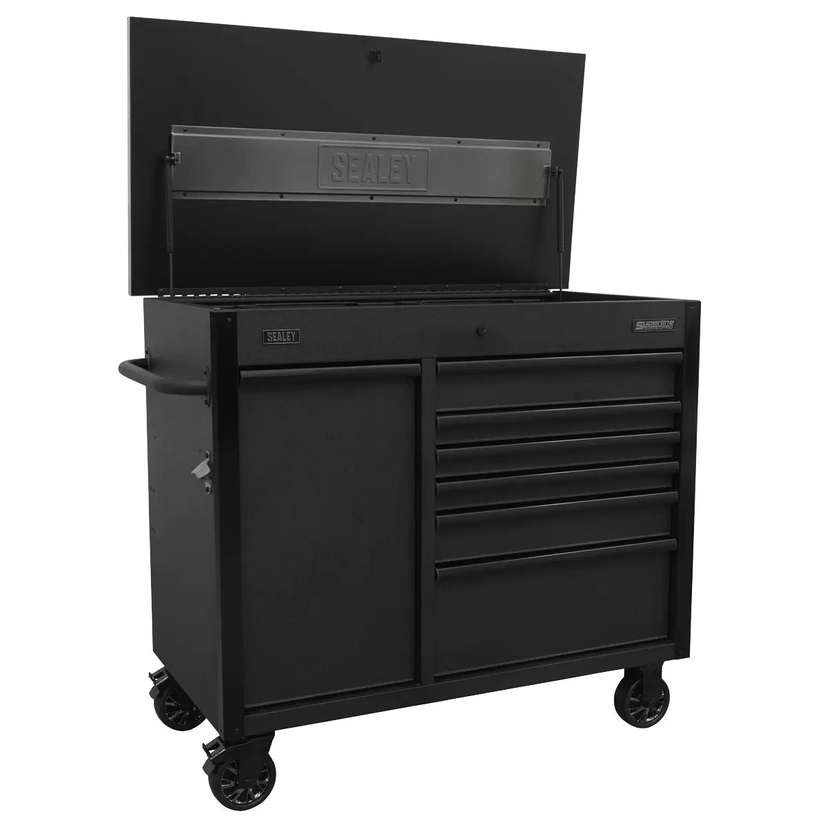 Sealey AP4206BE 1120mm Mobile Tool Cabinet with Power Tool Charging Drawer