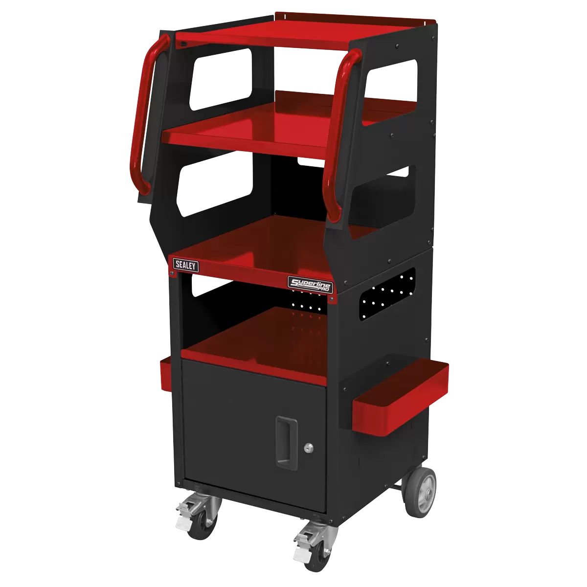 Sealey APDT435R 4-Level Multipurpose Trolley Versatile Tool for Diagnostics and Repairs