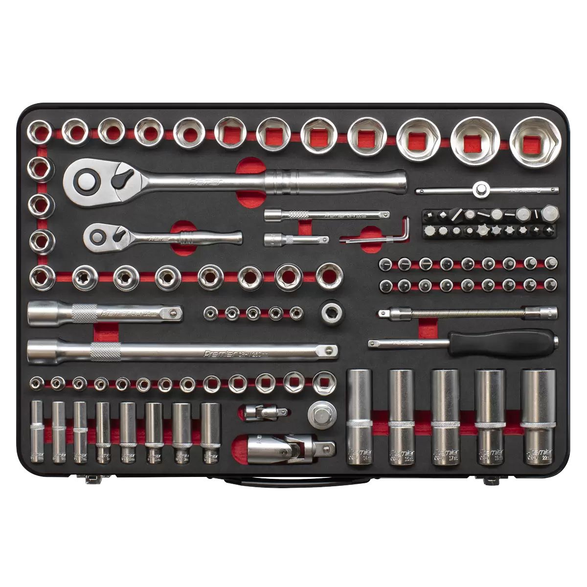 Sealey AK7926 Socket Set Drive 1/4