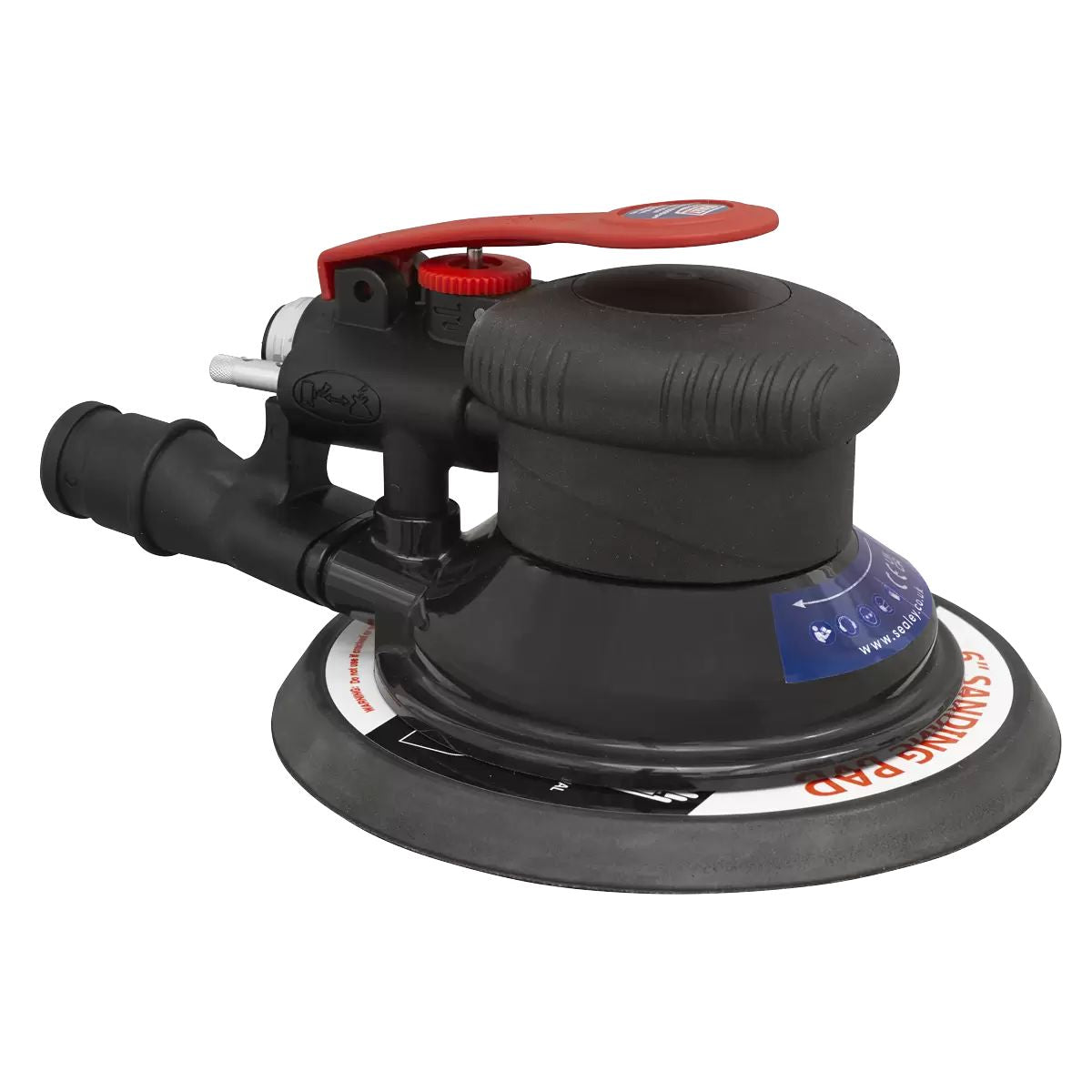 Sealey SA801 Air Palm Orbital Sander 150mm Dust-Free