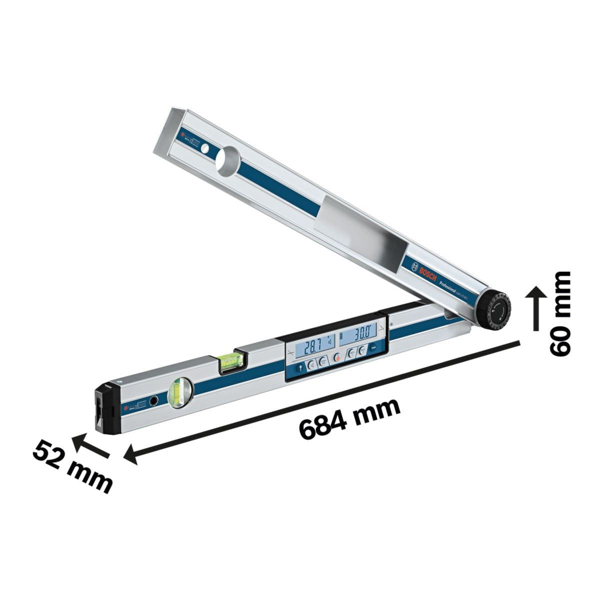 Bosch GAM 270 MFL Professional Angle Measurer Accurate Measurement Tool 0601076400