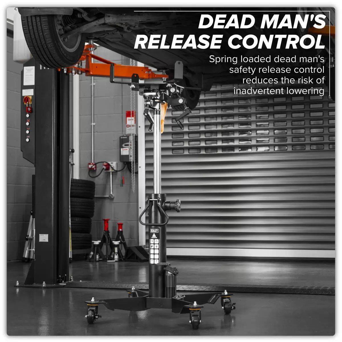 Sealey 500TTJ Transmission Jack 0.5tonne Vertical Telescopic