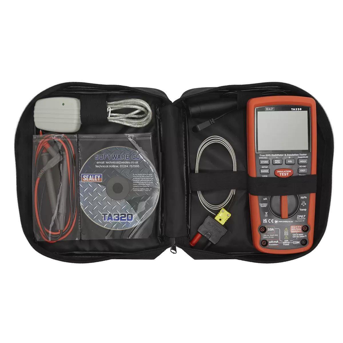 Sealey TA320 Digital Automotive Analyser and Insulation Tester