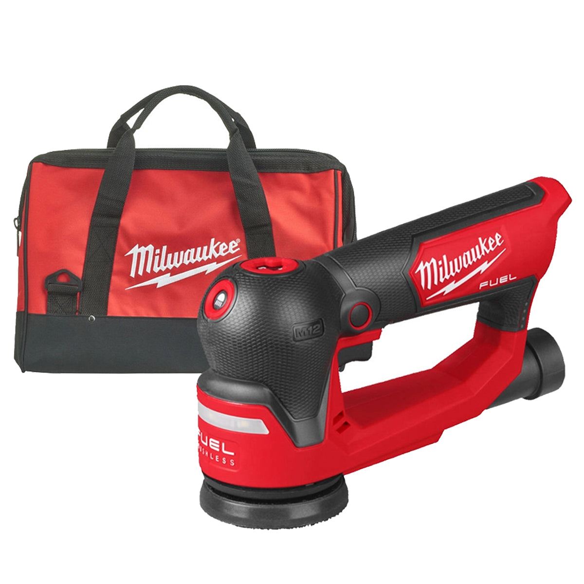 Milwaukee M12FSDR75-0B 12V Brushless 75mm Random Orbit Sander Body Only & Bag 4933498232