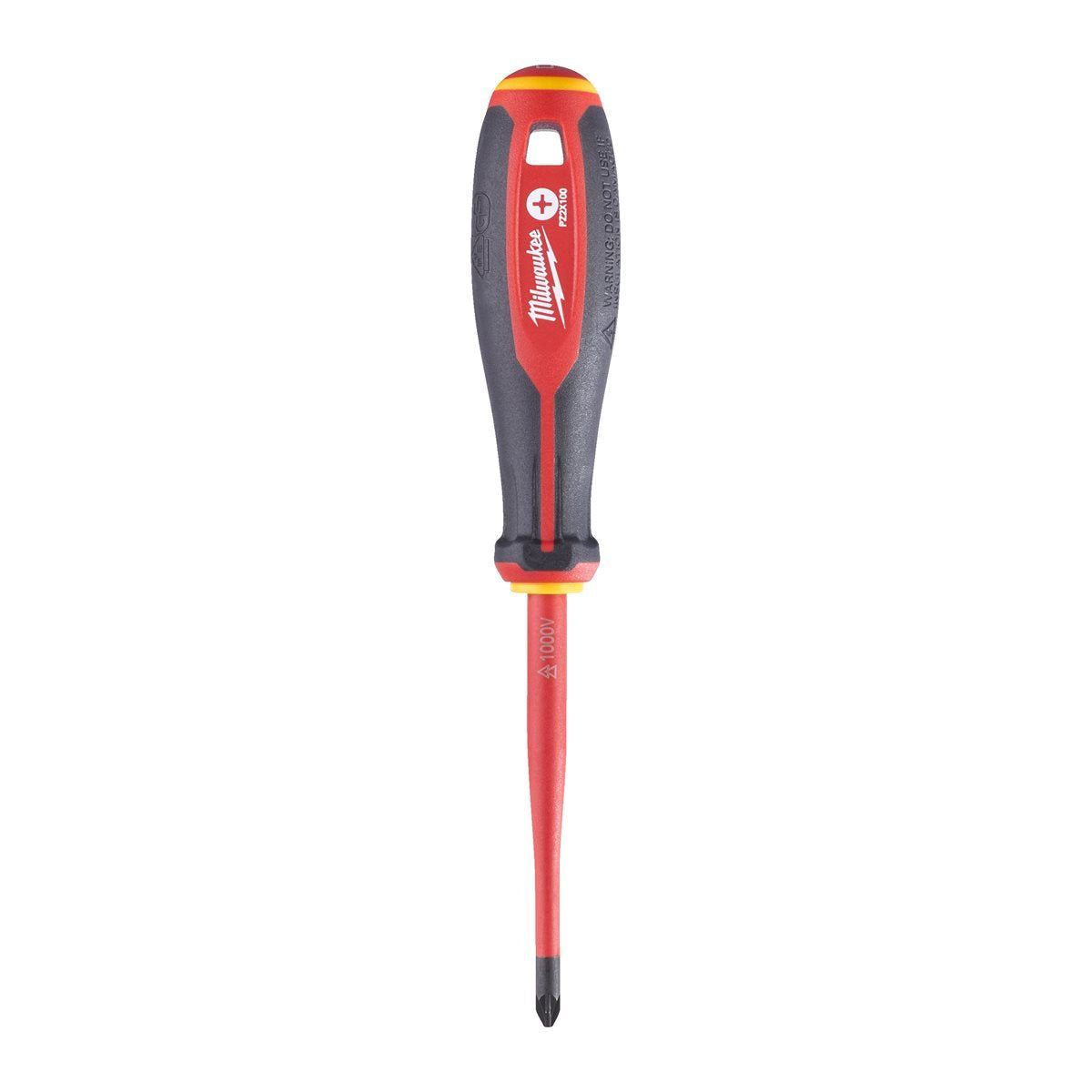 Milwaukee Tri-Lobe VDE Screwdriver PZ2 x 100mm 4932478726