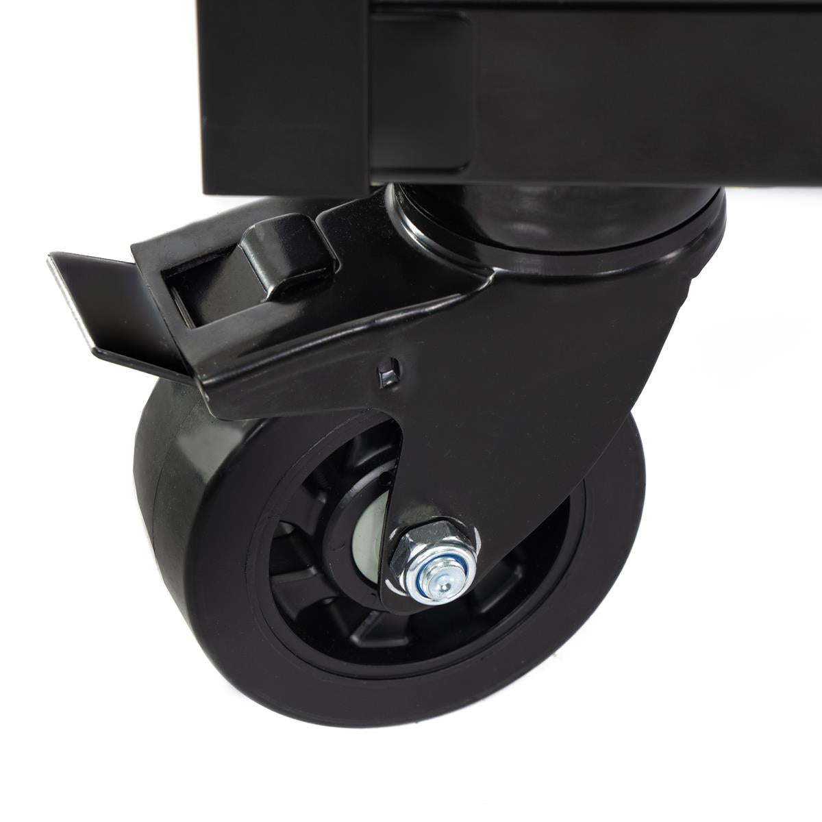 JCB Classic Design 42 inch Roller Tool Cabinet, 11 Drawers, Steel with Hardwood Worktop JCBRCBB