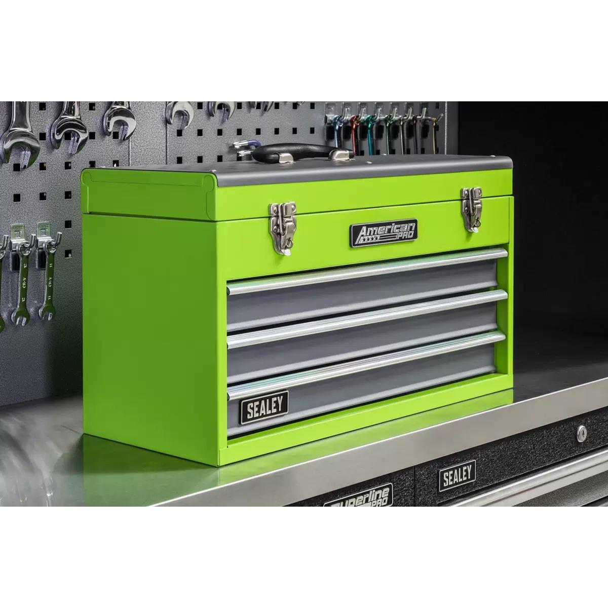 Sealey AP9243BBHV Tool Chest 3 Drawer Portable with Ball-Bearing Slides