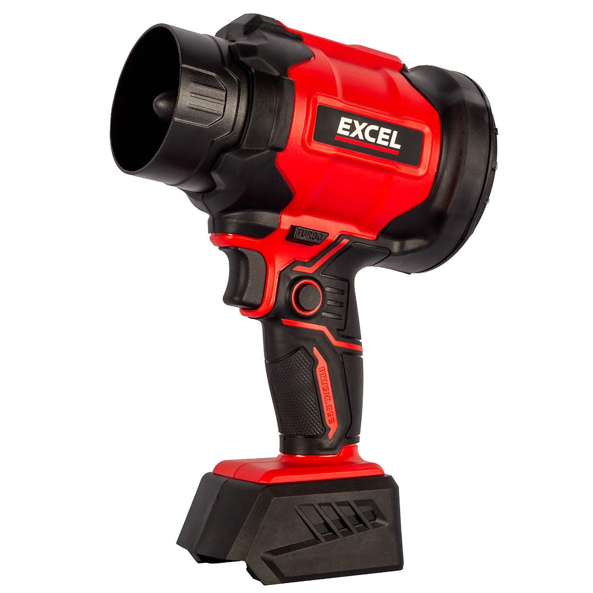 Excel 18V Brushless Storm Blower with Makita 1 x 3.0Ah Battery, Charger & Adaptor
