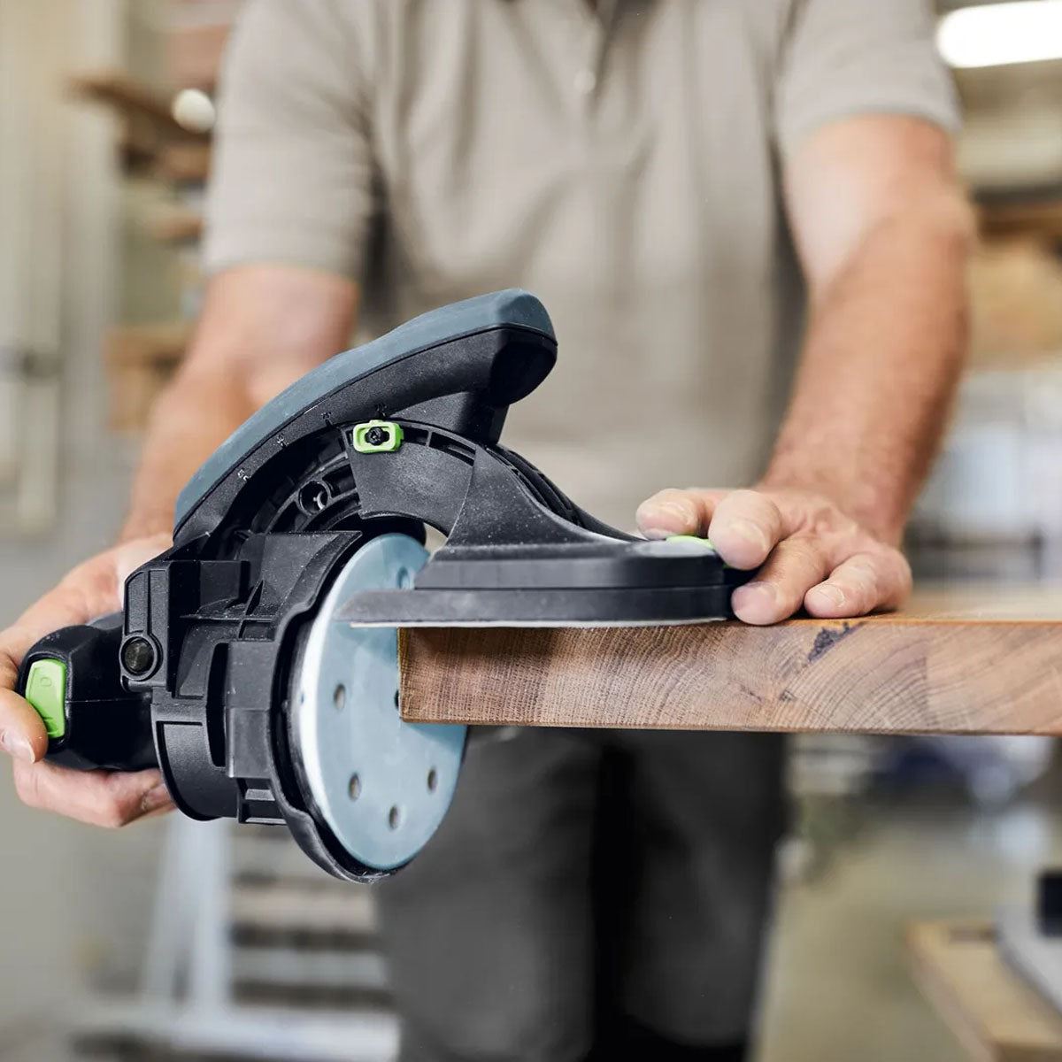 Festool ES-ETSC 125 3,0 I-Plus 18V GB Brushless Edge Sander With 2 x 3.0Ah Batteries, Charger In Systainer - 577698