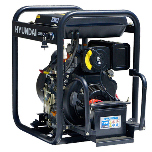 Hyundai DHYC50LE 50mm Diesel Chemical Water Pump, 35m Total Head, 7m Lift, 533L/min Flow Rate, 6hp, 296cc