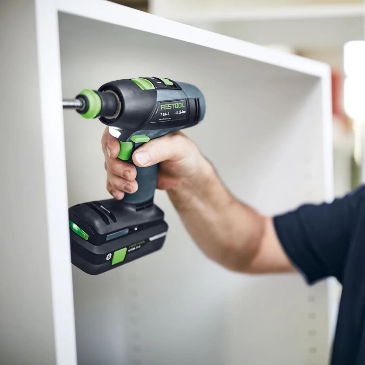 Festool TID 18 HPC4,0I-Set T18GB 18V Brushless Impact Driver & Drill Driver Twin Set with 2 x 4.0Ah Battery, Charger & Case 577245