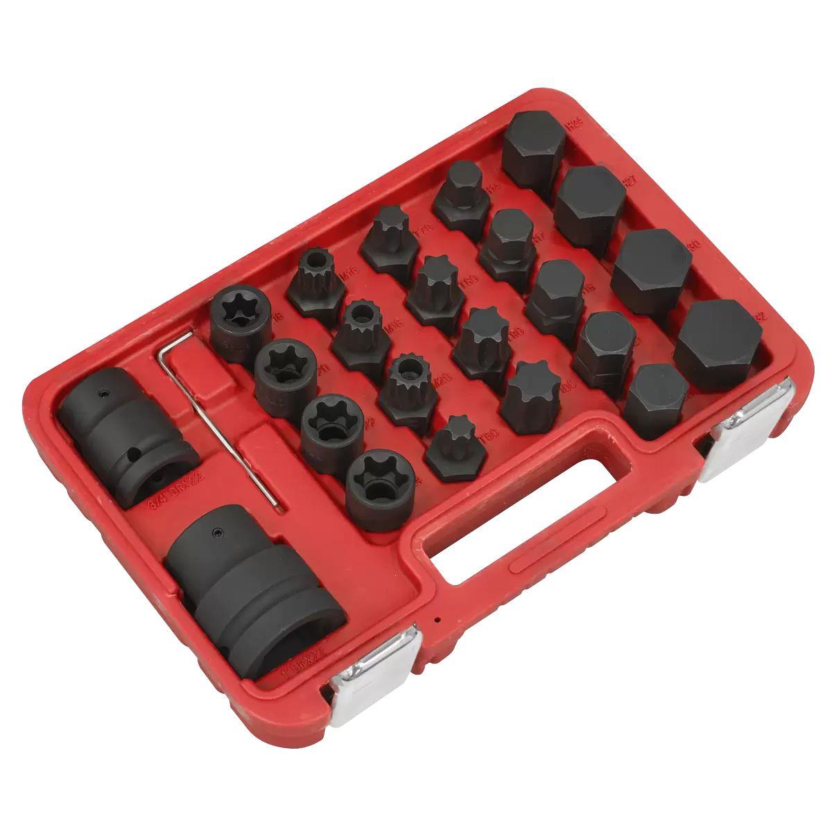 Sealey SX054 Impact Socket & Bit Set 3/4