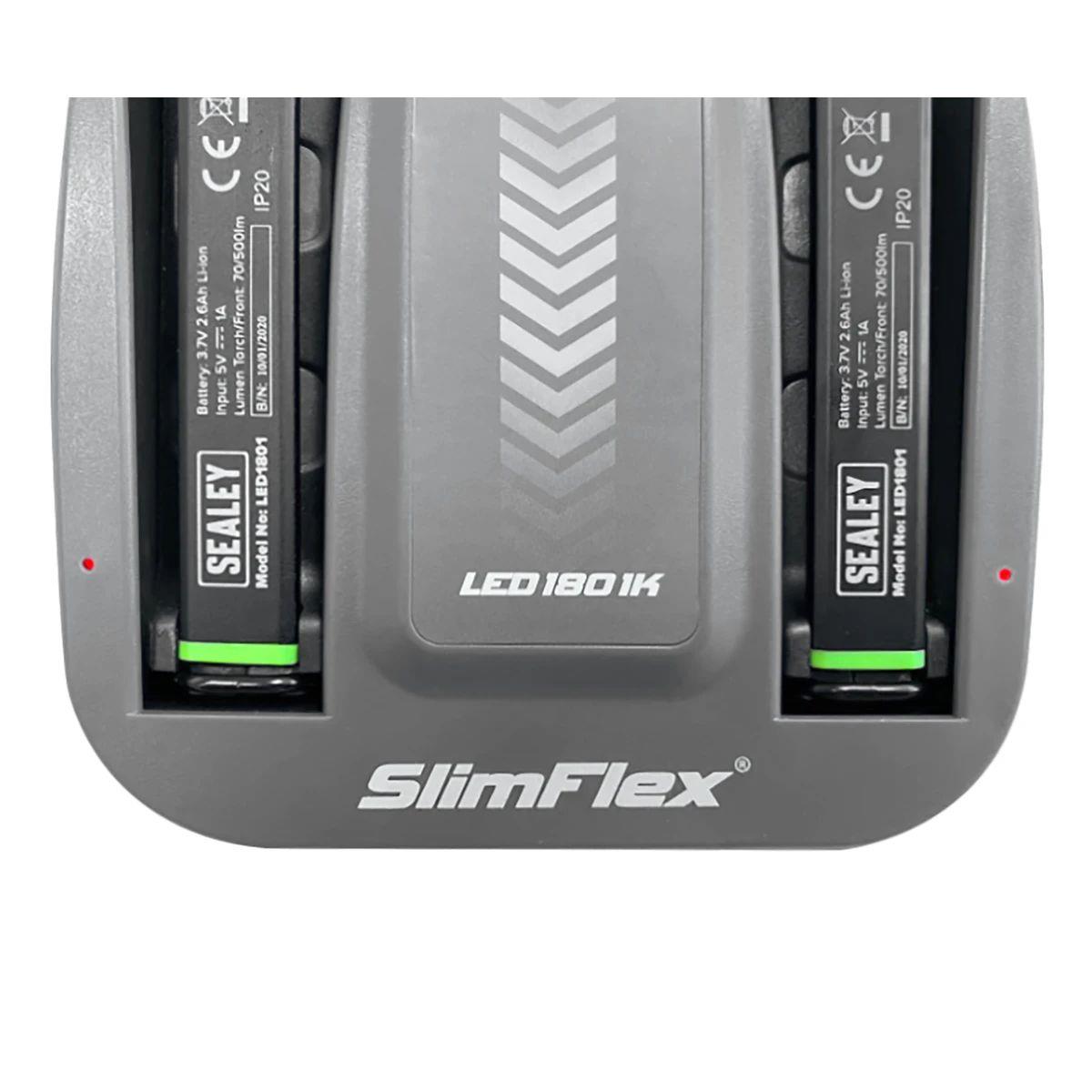 Sealey LED1801K Rechargeable Floodlight/Folding Inspection Light Docking Station Kit