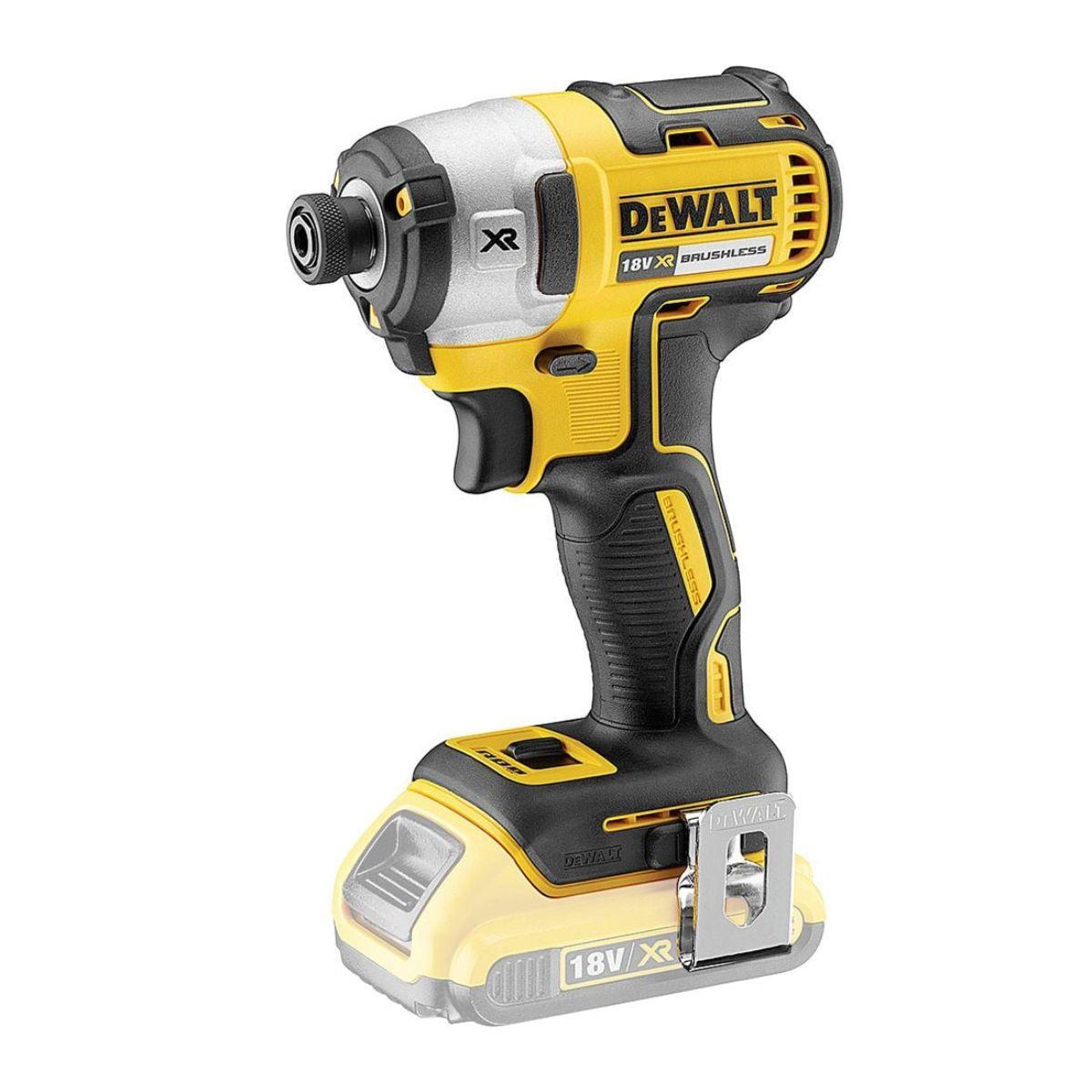 Dewalt DCK266P2T 18V XR Brushless Twin Kit with 2 x 5.0Ah Battery, Charger & TSTAK Case