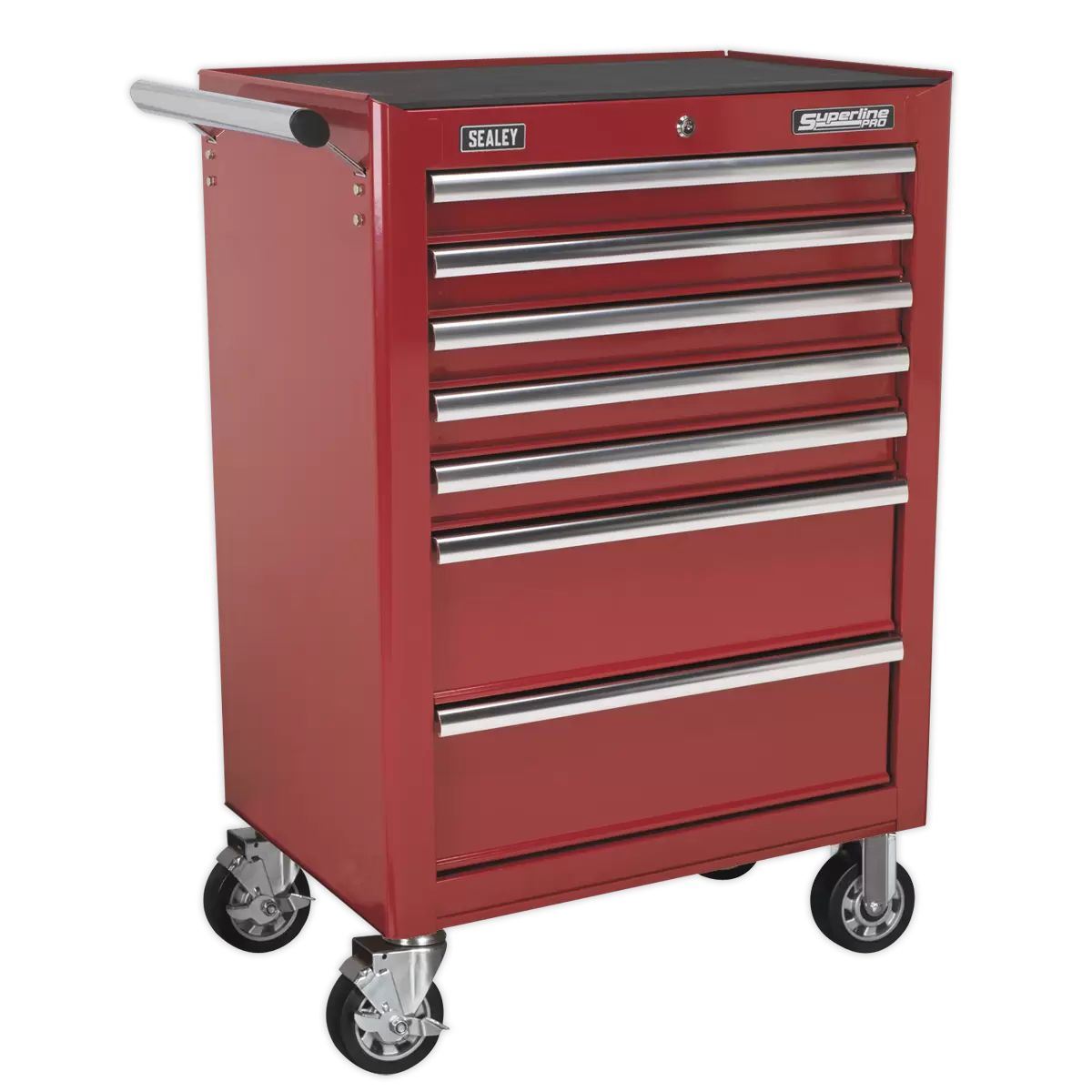 Sealey TBTPCOMBO1 Tool Chest Combination 14 Drawer with Ball Bearing Slides Red & 446pc Tool Kit