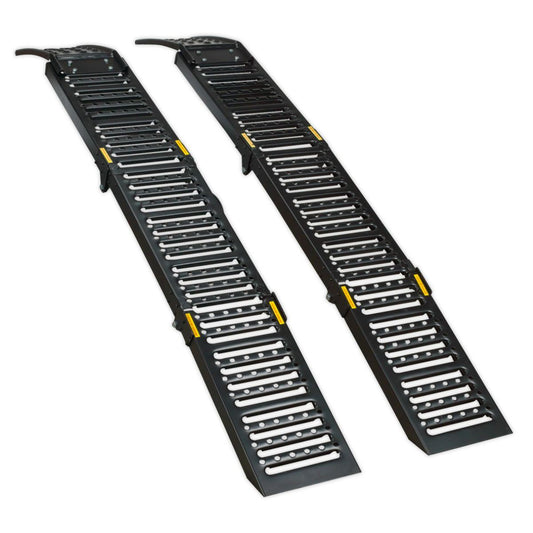 Sealey FCR500 Folding Steel Loading Ramps 500kg Capacity