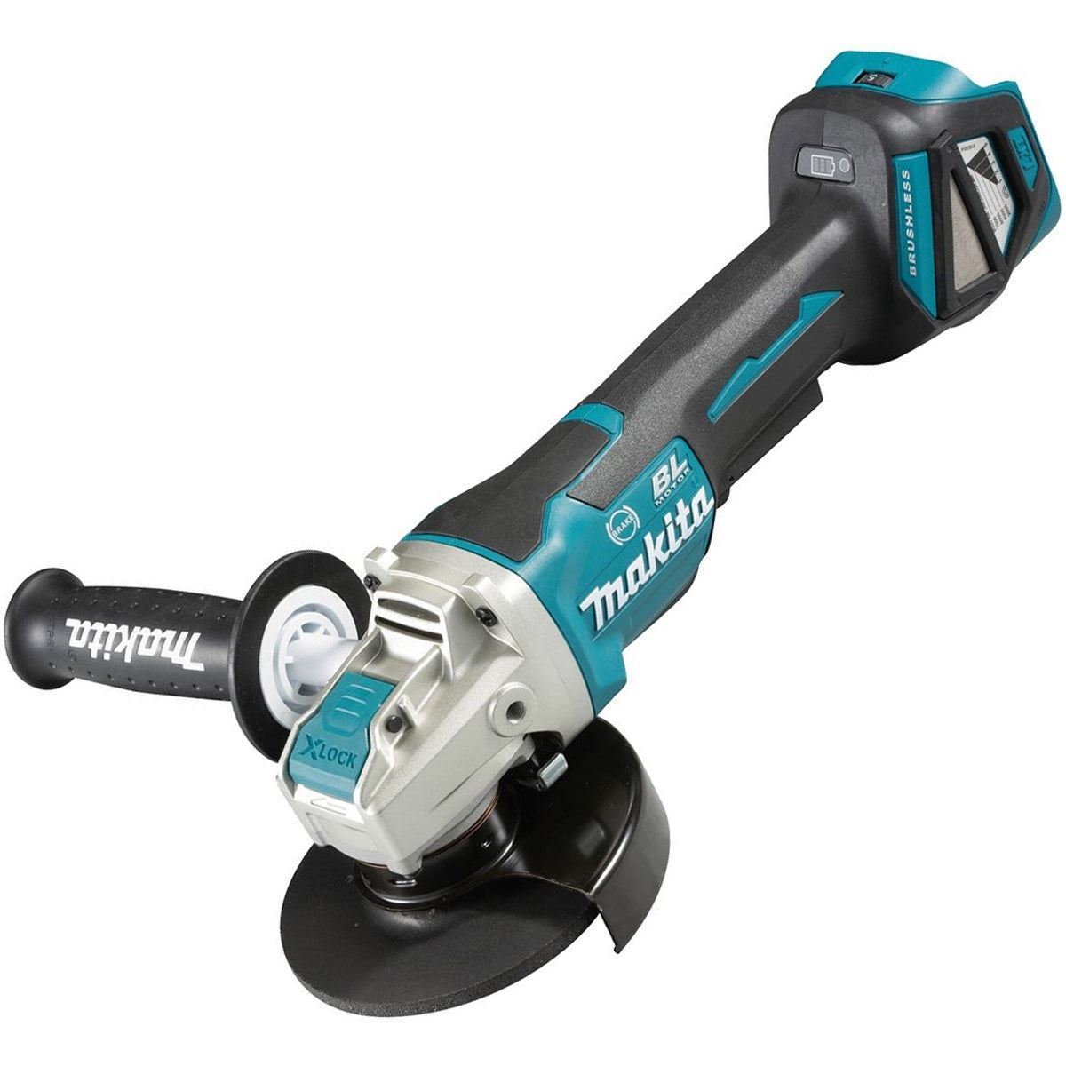 Makita DGA519Z 18V LXT Brushless 125mm Angle Grinder with 1 x 5.0Ah Battery & Charger