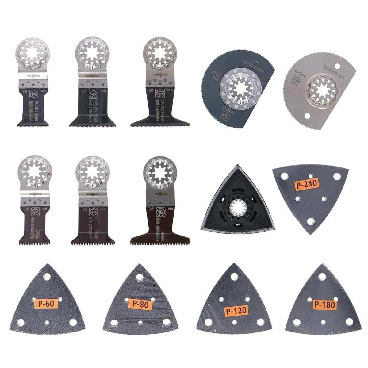 Fein 34 Piece Starlock Multi-Tool Accessory Set In L-Boxx 102 Carry Case 33903750010