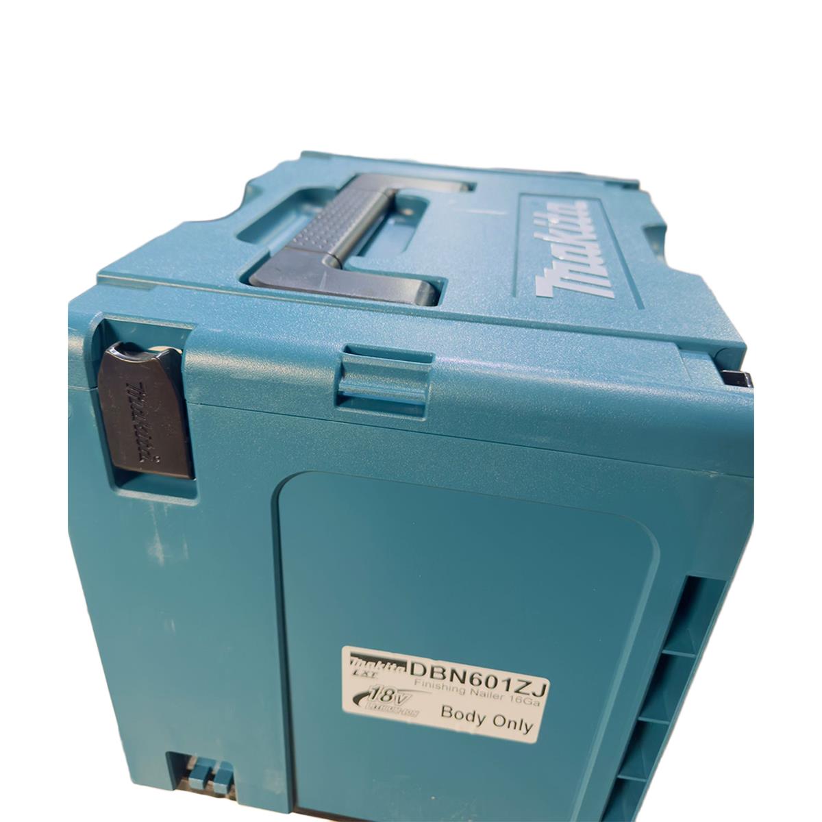 Makita DBN601ZJ 18V LXT Brushless 16Ga Straight Finishing Nailer With Makpac Type 4 Case Item Condition Seller Refurbished