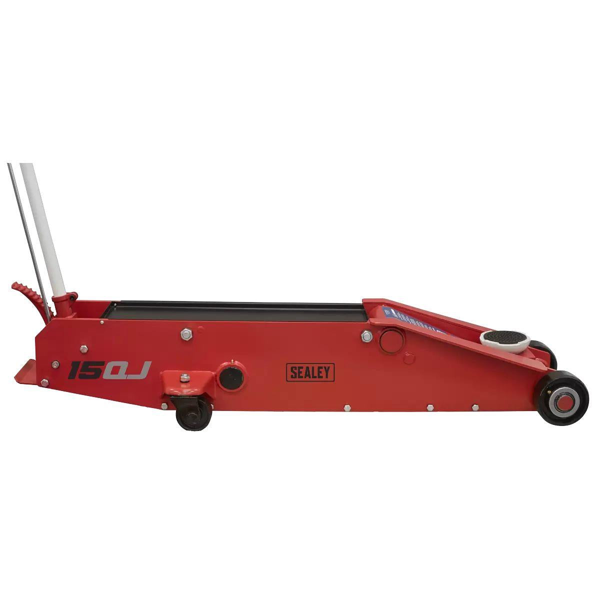 Sealey 15QJ Premier Long Reach Trolley Jack 15 Tonne