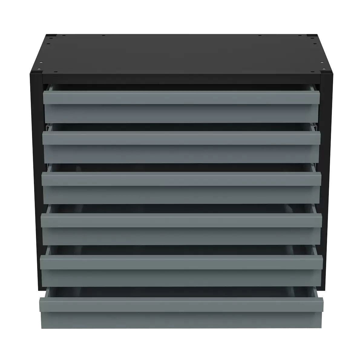 Sealey APMRM1 Modular Racking Mid Unit with 6 Drawers 580mm Practical Storage Solution for Tools